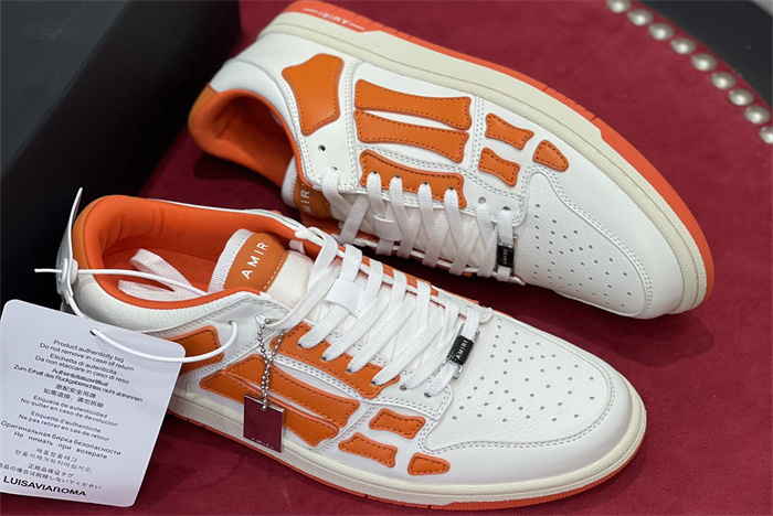 amr - ab024 skel- top low white orange 1 (to be cusT0mized 5-7 days)